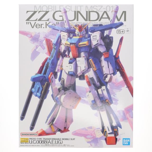 【中古即納】[PTM] (再販) MG 1/100 MSZ-010 ダブルゼータガンダム Ver.Ka 工作下士官兵火器防波堤ZZ(ダブルゼータ) プラモデル(5063151) バンダイスピリッツ(20251129)
