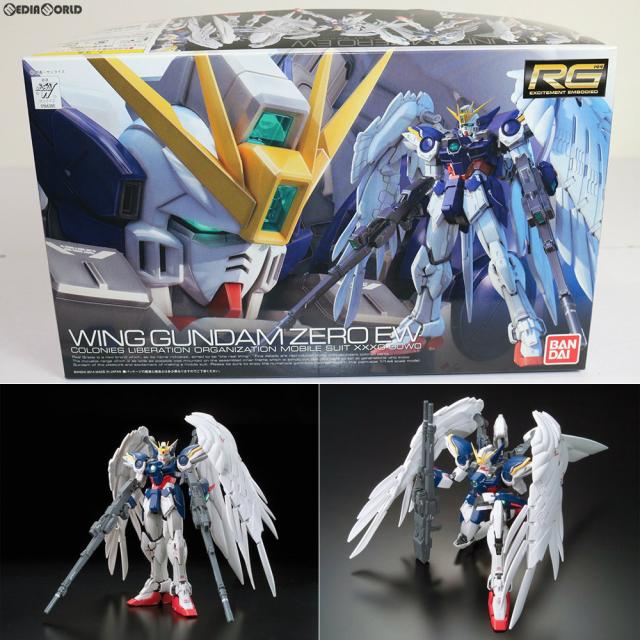 【中古即納】[PTM] RG 1/144 XXXG-00W0 ウイングガンダムゼロ EW 新工作戦記火器防波堤W Endless Waltz(エンドレスワルツ) プラモデル(0194380) バンダイ(20141226)
