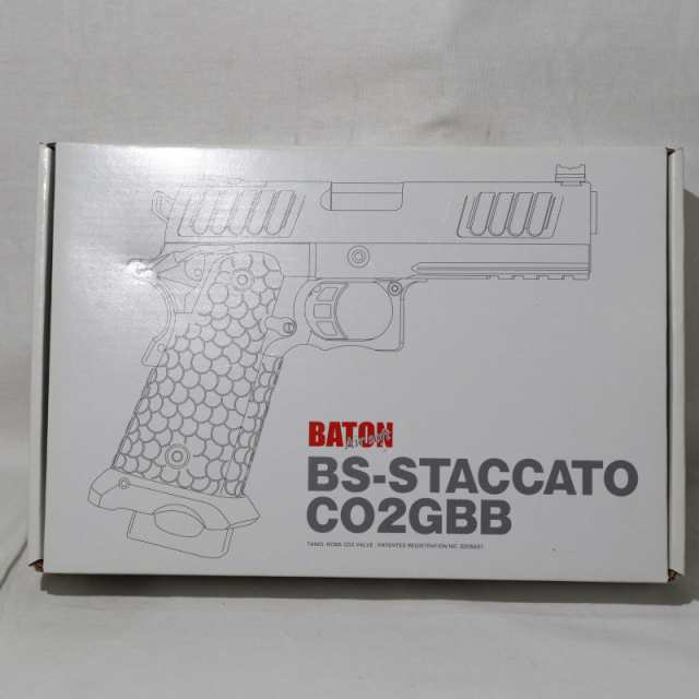 【中古即納】[MIL]BATON airsoft(バトンエアソフト) CO2ガスブローバック BS-STACCATO(スタッカート) CO2GBB(BS-STACCATO) (18歳以上専用