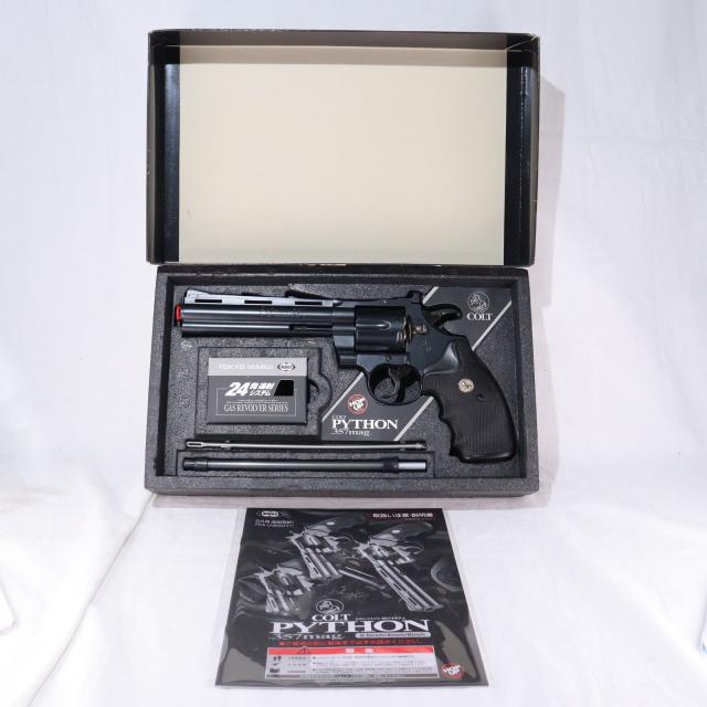 【中古即納】[MIL] 東京マルイ ガスリボルバー コルトパイソン.357マグナム 6インチ (旧パッケージ) (18歳以上専用)(20150223)の通販は