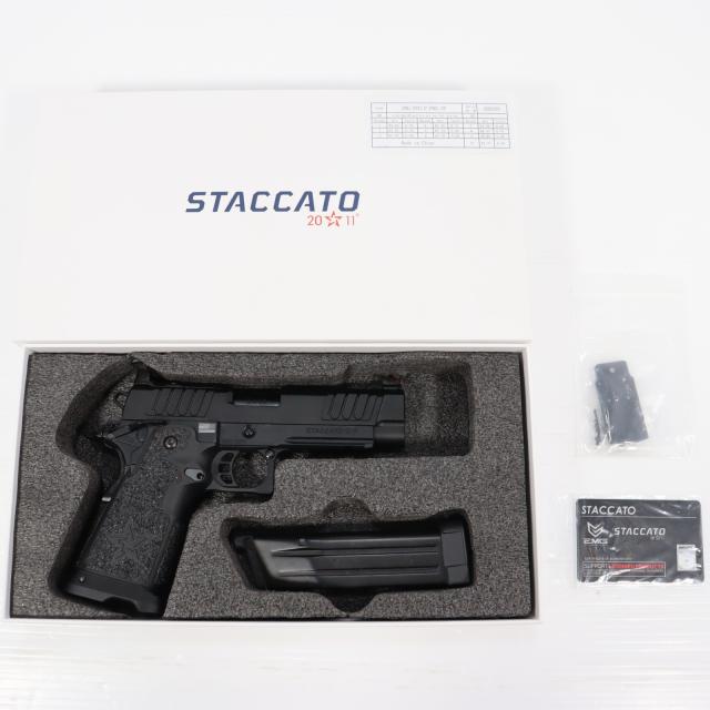 【中古即納】[MIL] EMG/SAVIA ガスブローバック STACCATO P 2011 JP 2025Ver.(STACCATO Licensed) PROグリップ(EMG-STO-P-PRO-JP) (18歳以上専用)(20150223)