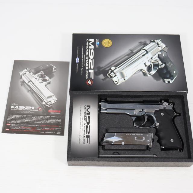 【中古即納】[MIL] 東京マルイ ガスブローバック M92F クロームステンレス (18歳以上専用)(20020804)