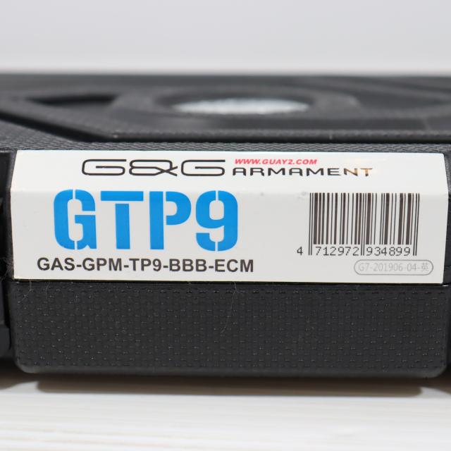 【中古即納】[MIL] G G ARMAMENT(ジーアンドジーアーマメント) ガスブローバック GTP9(GAS-GPM-TP9-BBB-NCM) (18歳以上専用)(20190809)_9