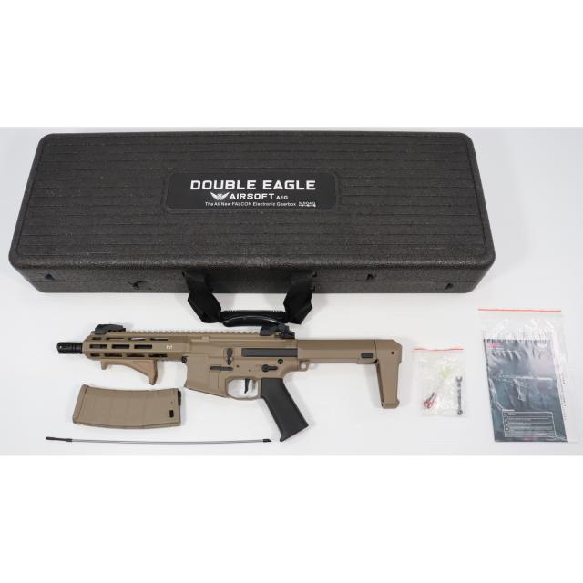 【中古即納】[MIL] DOUBLE EAGLE(ダブルイーグル) 電動ガン Honey Badger Q SBR TAN(M904GTAN) (カスタム品) (18歳以上専用)(20150223) 15,600円
