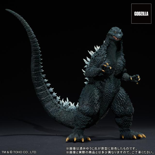 【中古即納】[SFT] (再販) 東宝30cmシリーズ 酒井ゆうじ造形コレクション ゴジラ(2002) 嵐の中の攻防 ゴジラ×メカゴジラ 完成品 ソフビフィギュア エクスプラス(20250731)