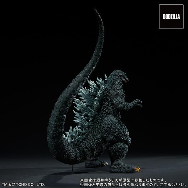 【中古即納】[SFT] (再販) 東宝30cmシリーズ 酒井ゆうじ造形コレクション ゴジラ(2002) 嵐の中の攻防 ゴジラ×メカゴジラ 完成品 ソフビフィギュア エクスプラス(20250731)