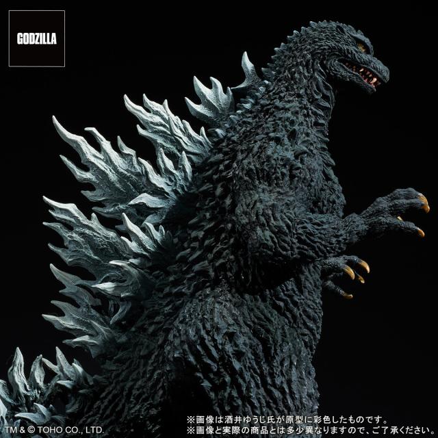 【中古即納】[SFT] (再販) 東宝30cmシリーズ 酒井ゆうじ造形コレクション ゴジラ(2002) 嵐の中の攻防 ゴジラ×メカゴジラ 完成品 ソフビフィギュア エクスプラス(20250731)