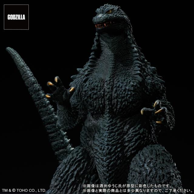 【中古即納】[SFT] (再販) 東宝30cmシリーズ 酒井ゆうじ造形コレクション ゴジラ(2002) 嵐の中の攻防 ゴジラ×メカゴジラ 完成品 ソフビフィギュア エクスプラス(20250731)