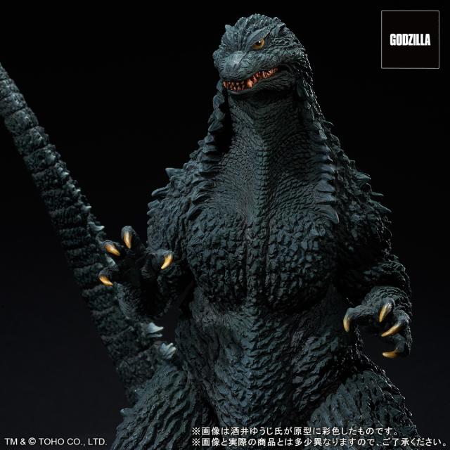 【中古即納】[SFT] (再販) 東宝30cmシリーズ 酒井ゆうじ造形コレクション ゴジラ(2002) 嵐の中の攻防 ゴジラ×メカゴジラ 完成品 ソフビフィギュア エクスプラス(20250731)
