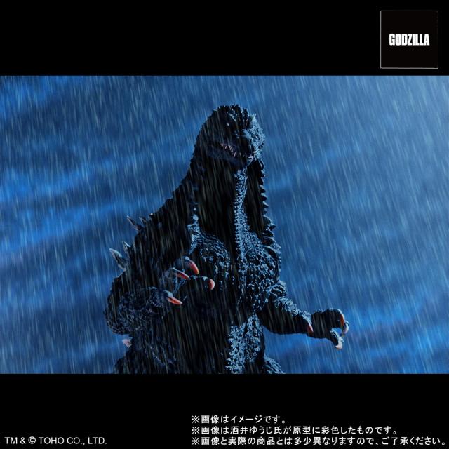 【中古即納】[SFT] (再販) 東宝30cmシリーズ 酒井ゆうじ造形コレクション ゴジラ(2002) 嵐の中の攻防 ゴジラ×メカゴジラ 完成品 ソフビフィギュア エクスプラス(20250731)
