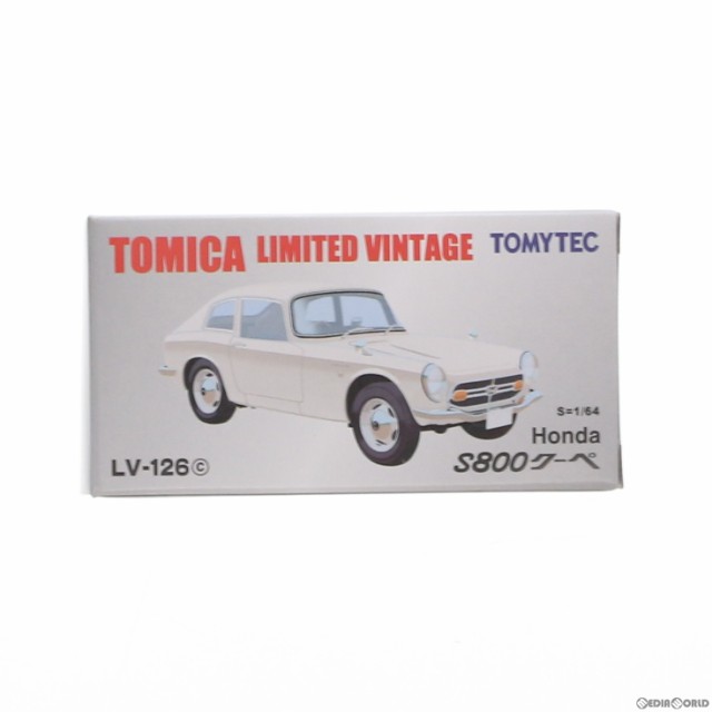 【中古即納】[MDL]トミカリミテッドヴィンテージ 1/64 TLV-126c Honda S800 クーペ(ホワイト) 完成品  ミニカー(251439) TOMYTEC(トミーテ｜au PAY マーケット