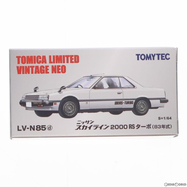 【中古即納】[MDL]トミカリミテッドヴィンテージ NEO 1/64 TLV-N85d 日産スカイラインRSターボ(ホワイト) 完成品  ミニカー(253877) TOMYT｜au PAY マーケット