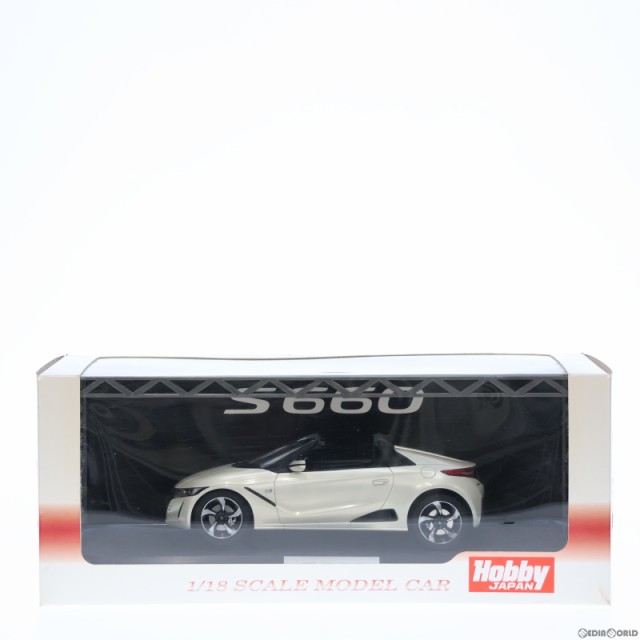 即納】[MDL]ホンダ S660α(プレミアムスターホワイトパール) 1/18 完成