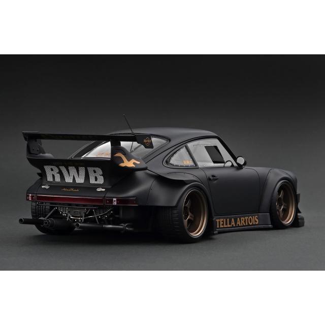 【中古即納】[MDL] 1/18 RWB(アールダブリュービー) 930 Matte Black(マットブラック) 完成品 ミニカー(IG3695) ignition model(イグニッションモデル)(20250523)