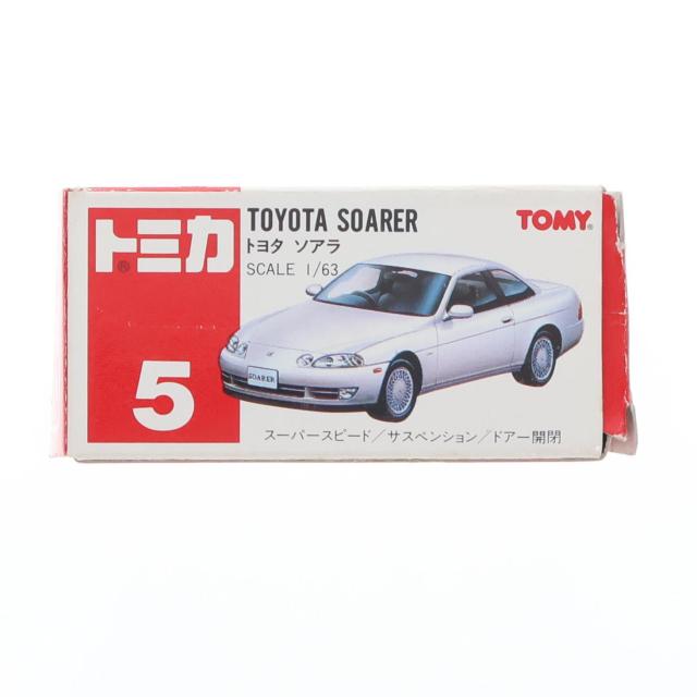 中古即納】[MDL] トミカ No.5 1/63 トヨタ ソアラ(ホワイト/赤箱) 完成