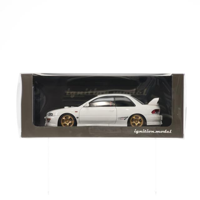 【中古即納】[MDL] 1/18 SUBARU Impreza(インプレッサ) WRX Type R STi Version V(GC8) White(ホワイト) 完成品 ミニカー(IG3553) ignition model(イグニッションモデル)(20250523)_1