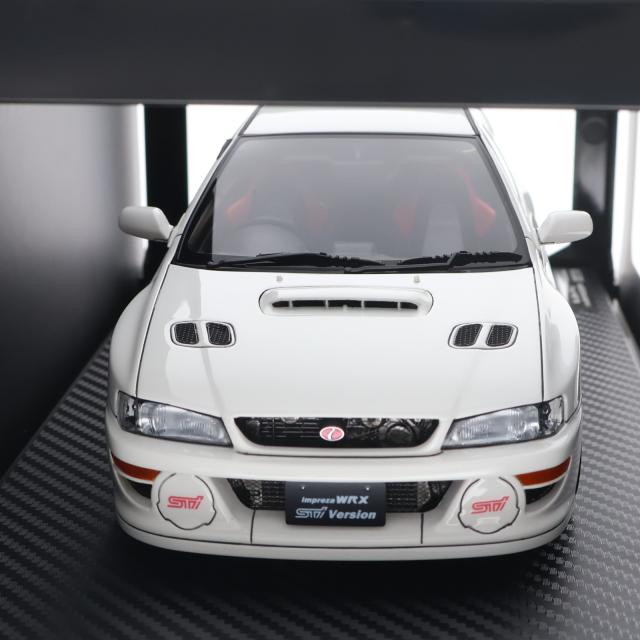 【中古即納】[MDL] 1/18 SUBARU Impreza(インプレッサ) WRX Type R STi Version V(GC8) White(ホワイト) 完成品 ミニカー(IG3553) ignition model(イグニッションモデル)(20250523)_6