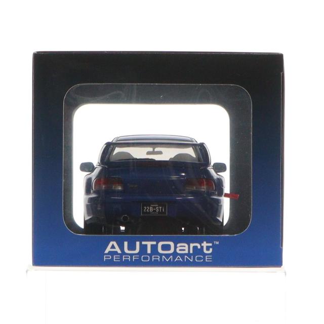 【中古即納】[MDL] PERFORMANCE 1/18 SUBARU IMPREZA(スバル インプレッサ) 22B STi VERSION(ブルー) 完成品 ミニカー(78602) AUTOart(オートアート)(20151108)_1