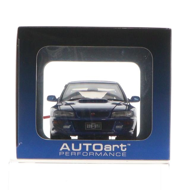 【中古即納】[MDL] PERFORMANCE 1/18 SUBARU IMPREZA(スバル インプレッサ) 22B STi VERSION(ブルー) 完成品 ミニカー(78602) AUTOart(オートアート)(20151108)_3