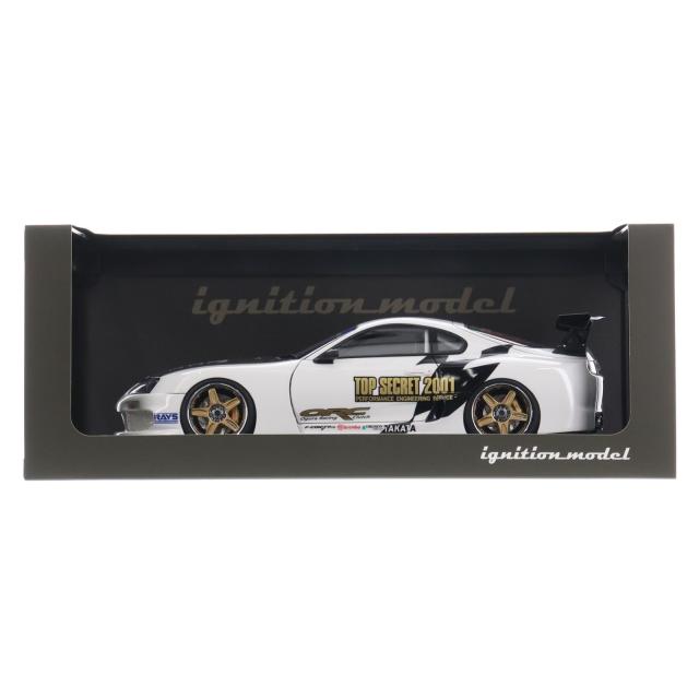 【中古即納】[MDL] 1/18 TOP SECRET GT300 Supra(A80)(スープラ) White 完成品 ミニカー(IG3744) ignition model(イグニッションモデル)(20251018)_5