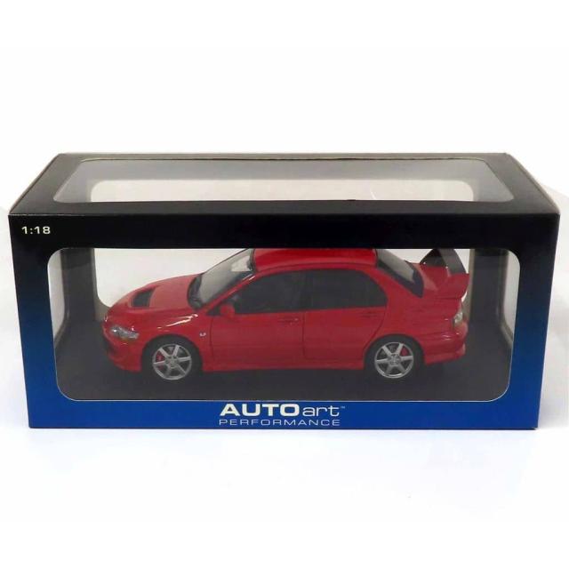 【中古即納】[MDL] 1/18 ミツビシ ランサーエボリューションVIII(赤) 完成品 ミニカー AUTOart(オートアート)(20190531)