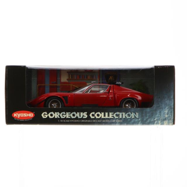 【中古即納】[MDL] GORGEOUS COLLECTION 1/18 ランボルギーニ イオタ SVR(レッド) 完成品 ミニカー(08311R) 京商(19991231)