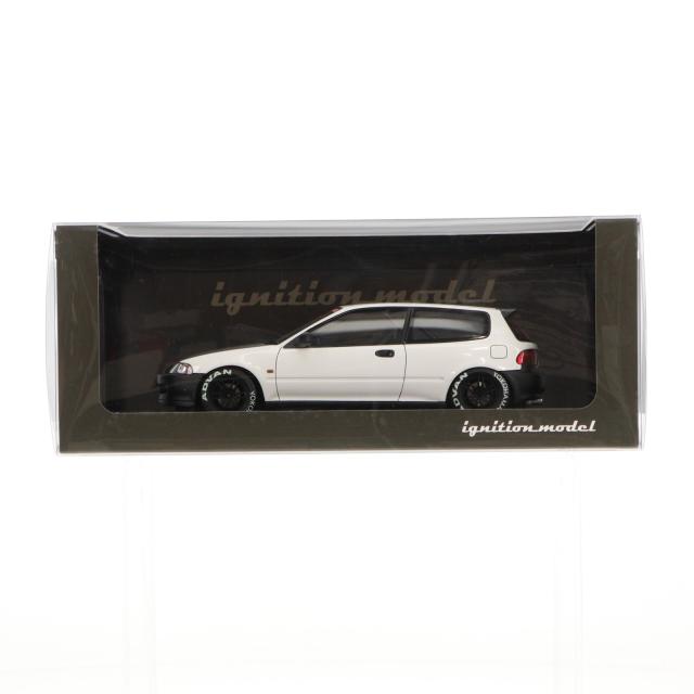 【中古即納】[MDL] 1/18 Honda CIVIC(シビック) EG6(ホワイト) 完成品 ミニカー(IG3042) ignition model(イグニッションモデル)(20231219)
