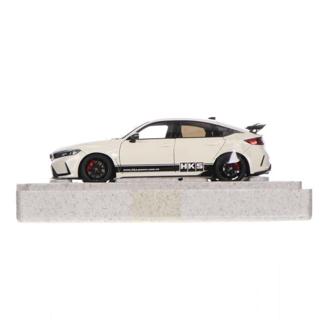 【中古即納】[MDL] 1/18 Honda Civic(シビック) TYPE R (FL5) HKS Livery(チャンピオンシップホワイト) 完成品 ミニカー(M85317) MOTORHELIX(モーターヘリックス)(20260226)