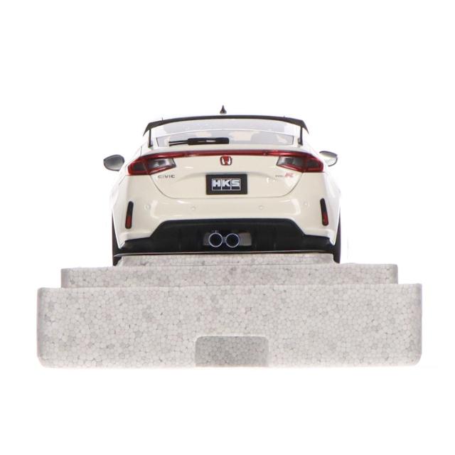 【中古即納】[MDL] 1/18 Honda Civic(シビック) TYPE R (FL5) HKS Livery(チャンピオンシップホワイト) 完成品 ミニカー(M85317) MOTORHELIX(モーターヘリックス)(20260226)