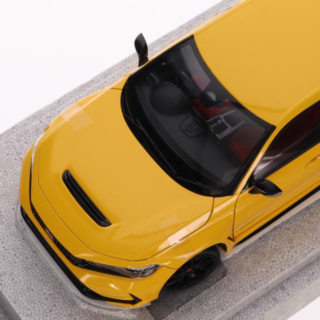 【中古即納】[MDL] 1/18 ホンダ Civic(シビック) Type R(FL5) Sunlight Yellow(サンライト イエロー) 完成品 ミニカー(M85306-18) MOTORHELIX(モーターヘリックス)(20250731)_9