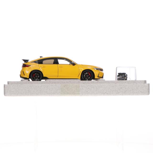 【中古即納】[MDL] 1/18 ホンダ Civic(シビック) Type R(FL5) Sunlight Yellow(サンライト イエロー) 完成品 ミニカー(M85306-18) MOTORHELIX(モーターヘリックス)(20250731)_6