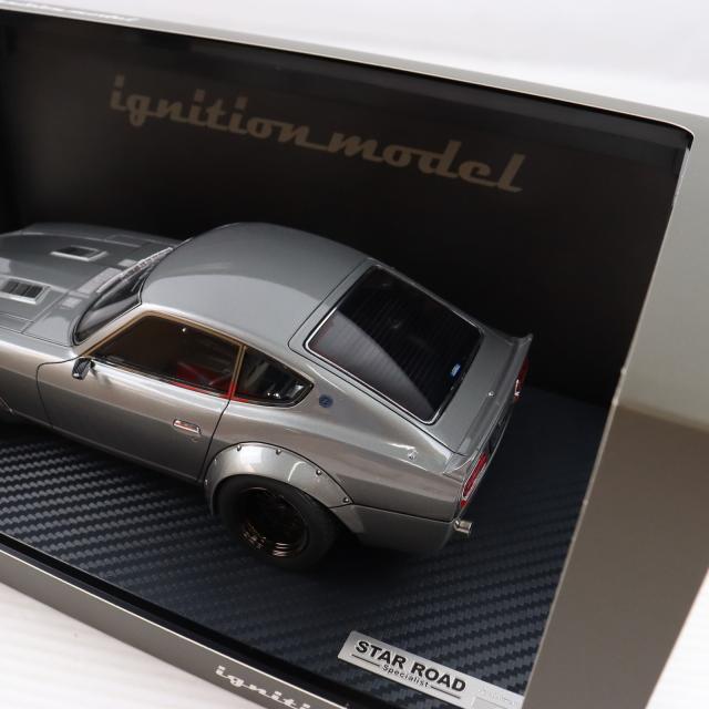 【中古即納】[MDL] 1/18 Nissan Fairlady Z(公明正大成人女性Z)(S30) STAR ROAD(ガンメタリック) 為し遂げる品 ミニカー(IG3112) ignition model(イグニッションモデル)(20240823)