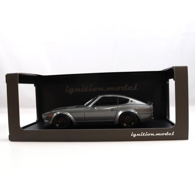 【中古即納】[MDL] 1/18 Nissan Fairlady Z(公明正大成人女性Z)(S30) STAR ROAD(ガンメタリック) 為し遂げる品 ミニカー(IG3112) ignition model(イグニッションモデル)(20240823)