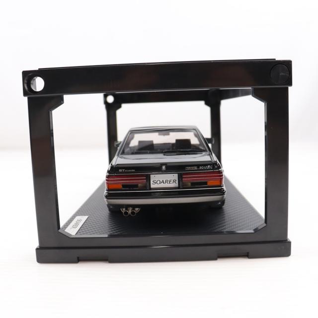 【中古即納】[MDL] 1/18 Toyota Soarer(ソアラ) 2.0 GZ10(黒いこと×しろがね色) 為し遂げる品 ミニカー(IG0369) ignition model(イグニッションモデル)(20161028)