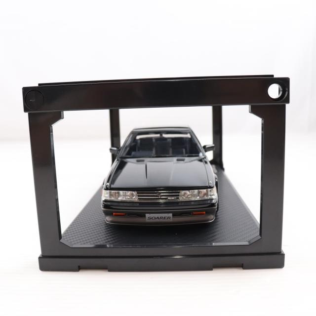 【中古即納】[MDL] 1/18 Toyota Soarer(ソアラ) 2.0 GZ10(黒いこと×しろがね色) 為し遂げる品 ミニカー(IG0369) ignition model(イグニッションモデル)(20161028)
