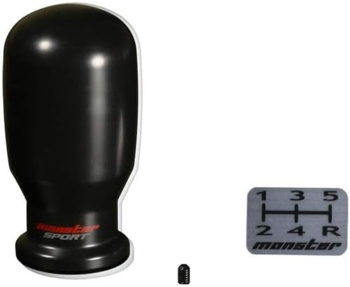 MONSTER SPORT シフトノブ Bタイプ (スティック型)黒 差込タイプ アルトワークス HA36S他 MT車 831121-7350M