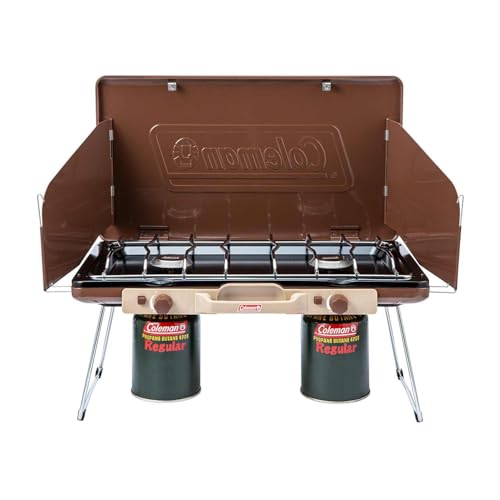 Coleman(コールマン) パワーハウスLPツーバーナーストーブII 防災 キャリーハンドル付 ハイパワー アウトドア キャンプ バーベキュー