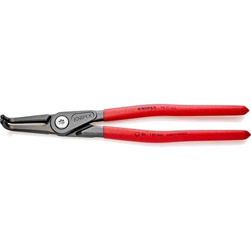 クニペックス KNIPEX 4821-J41 穴用精密スナップリングプライヤー 曲(SB)