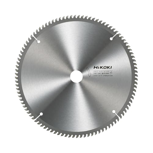HiKOKI(ハイコーキ) チップソー よこ挽 留切兼用 径255mm 穴径25.4mm 100枚刃 卓上丸のこ、テーブル丸のこ用 0031-7