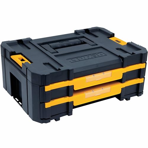 デウォルト(DEWALT) 2段チェスト 引き出しタイプ ティースタック DWST17804