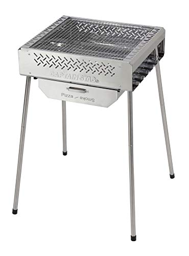 キャプテンスタッグ(CAPTAIN STAG) バーベキューコンロ グリル 焚火台 ピザオーブン スモーク 1台7役 7Way マルチファイアグ