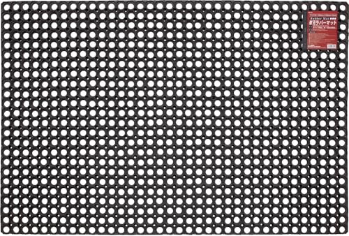 アサヒペン ゴムマット 有孔ラバーマット 100cm×150cm 厚さ2.2cm RM-1050 天然ゴム 耐寒 耐熱 屋外用 泥落とし 滑り止