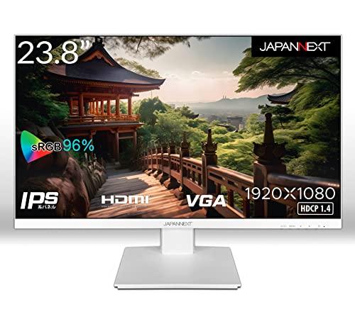 JAPANNEXT 23.8インチ モニター フルHD 1920x1080解像度 IPS ディスプレイ (HDMIVESA対応ブルーライトカット