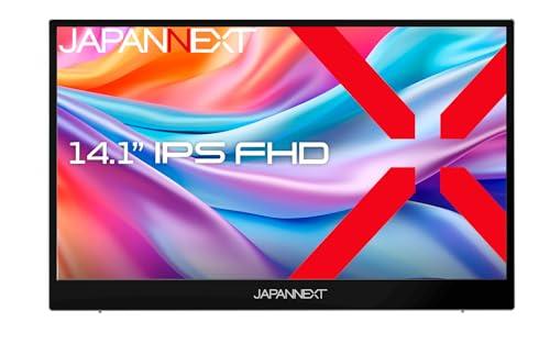 JAPANNEXT 14.1インチ モバイルモニター IPS パネル フルHD 1920x1080解像度 (USBType CMAC PC対応ス