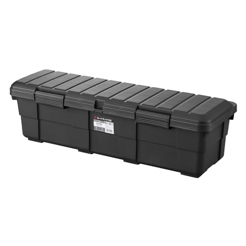 アイリスオーヤマ ハードケース 幅130cm 軽トラック荷台にぴったり カートランク 130L 固定ベルト付 CK-130 チャコールグレー