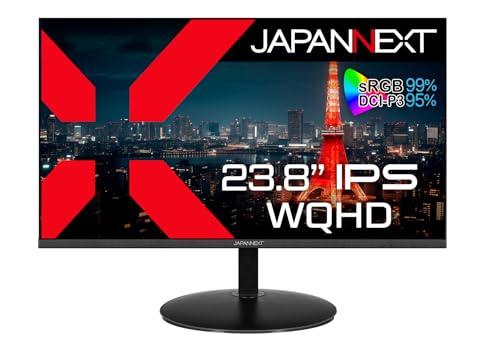 JAPANNEXT 23.8インチ モニター WQHD 2560x1440解像度 IPS ディスプレイ (HDMIDisplayPortVESA