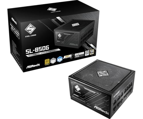 ASRockSteel Legend 次世代GPU対応PC電源ユニット850WPCIe5.1対応80PLUS GOLDATX 3.1フルモジュラ
