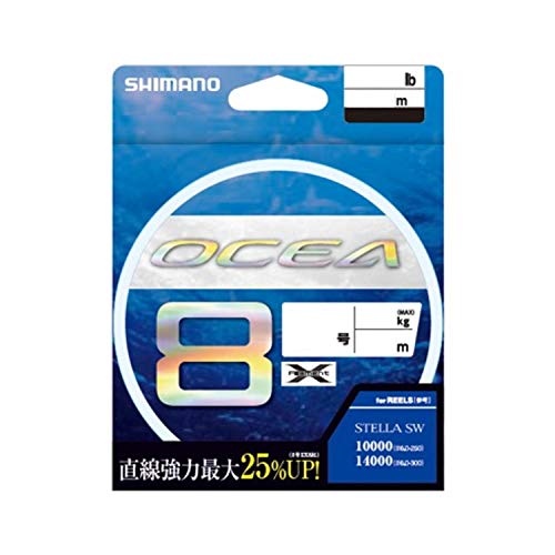 シマノ(SHIMANO) ライン オシア8 500m 2.0号 5カラー LD-A91S 釣り糸 ライン 2号