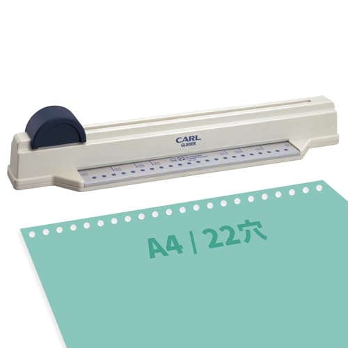 カール事務器 穴あけパンチ ルーズリーフコンピューターファイル用 多穴 グリッサー A422穴対応 5枚 SP-22