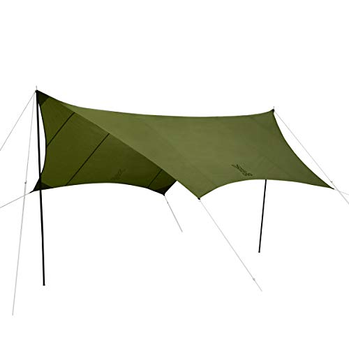 DOD(ディーオーディー) いつかのタープ はじめてでも扱いやすい ベーシックな ヘキサタープ waterproof カーキ Medium オー